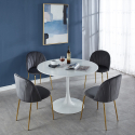 Pöytä pyöreä 60 cm baari keittiö ruokasali design skandinaavinen moderni Tulip