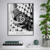 Vintage-valokuvausjuliste, mustavalkoinen 40x50cm Variety Jauki Tarjous