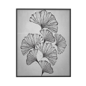 Tulosta lehdet mustavalkoinen kuva minimalistinen muotoilu 40x50cm Variety Masamba Myynti