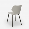 Tuoli design moderni polypropeeni metalli ruokahuone ravintola Ladysmith 