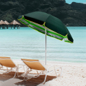 Aurinkovarjo rannalle puuvillaa 200 cm kestävä Tropicana Valinta