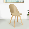 Tuoli design skandinaavinen puu tyyny keittiö ruokailuhuone Bib Nordica Myynti