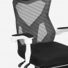 Pelituoli design futuristinen ergonominen hengittävä jalkatuki Gordian Plus Mitat