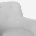 Olohuonesetti nojatuoli ja sohva 2 paikkaa design skandinaavinen puu kangas Algot 