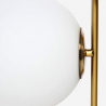 Pöytävalaisin design kullattu lasinen lampunvarjostin Bella Tarjous