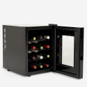 Jääkaappi viinikellari 12 viinipullolle LED yksi vyöhyke Bacchus XII Alennukset