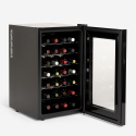 Viinikellari jääkaappi 28 viinipullolle LED yksi vyöhyke  Bacchus XXVIII Alennusmyynnit