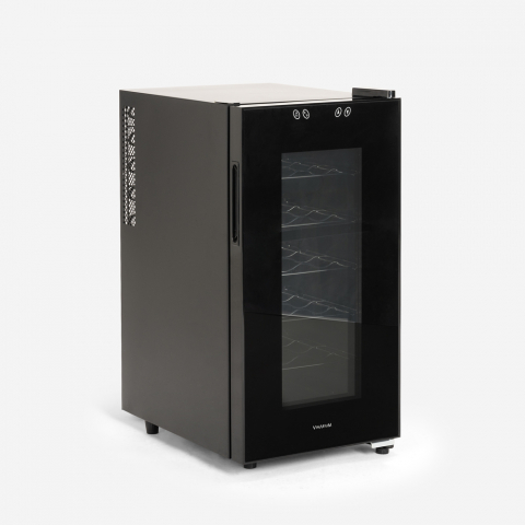 Viinikellari jääkaappi 18 viinipullolle LED yksi vyöhyke Bacchus XVIII