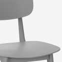 Tuoli polypropeenista design moderni keittiöön puutarhaan baariin ravintolaan Geer 