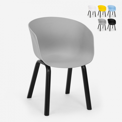 Tuoli design moderni polypropeeni metalli keittiöön baariin ravintolaan Senavy