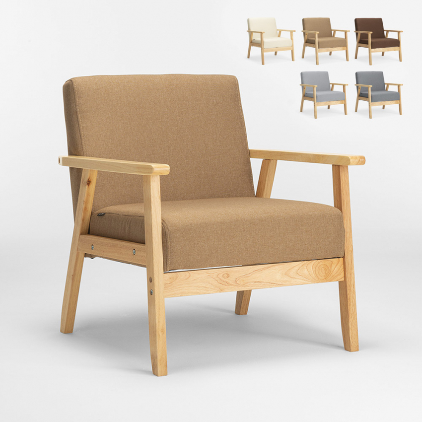 Nojatuoli tuoli skandinaavinen klassinen muotoilu puinen käsinojilla Uteplass Alennusmyynnit