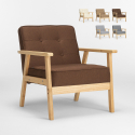 Skandinaavinen retro klassinen puinen nojatuoli tuoli käsinojilla Hage Alennukset