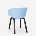 Setti 2 tuolia design musta neliönmuotoinen pöytä 70x70cm moderni Navan Black Hinta