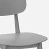 Pöytäsetti pyöreä 80cm musta 2 tuolia design Berel Black 