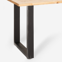 Ruokapöydän pöytä 160x80cm, puinen metalli, suorakaiteen muotoinen Rajasthan 160 Hinta