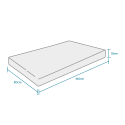 Lasten yksittäispatja 80x160 Memory Foam anatominen 18 cm Super Top M Ominaisuudet