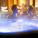Bestway Lay-Z SPA Santorini Hydrojet Pro - Pyöreä Poreallas 216x80 cm, 7 Henkeä, 60075 Alennusmyynnit