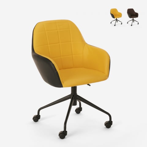 Tuoli design moderni pehmustettu kääntyvä toimisto korkeus säädettävä Narew