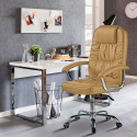 Nojatuoli toimistotuoli ergonominen pehmustettu keinonahkaa Commodus Coffee Myynti