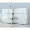 6-laatikkoinen makuuhuoneen lipasto valkoinen moderni Onda Sideboard Alennusmyynnit