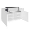 Sivupöytä keittiö olohuone valkoinen moderni sivupöytä Coro Bata Slate Alennusmyynnit