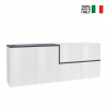 Sideboard Zet Fabrik Ardesia L, 210 cm, 6 ovea, eteinen/ruokasali Myynti