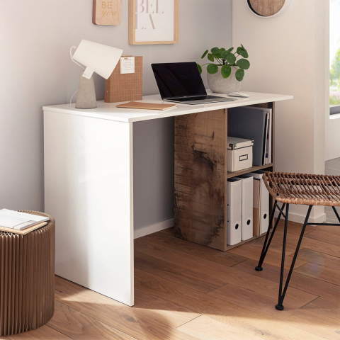 Työpöytä innovatiivinen muotoilu 110x50cm koti älykäs työskentely toimisto Conti Acero