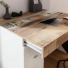 Tilaa säästävä liukuva työpöytä 100x60cm toimistoon liukuva M Maple Valinta