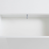 Olohuone TV-kaappi 170cm ovi 4 laatikkoa kiiltävä valkoinen Metis Living Up Alennusmyynnit