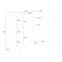 Sideboard 6 ovet olohuoneen sisäänkäynnin suunnittelu Pillon Vaux Slate Luettelo