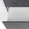 Sivupöytä 160cm sivupöytä olohuone 4 laatikkoa 2 ovea liuskekivi valkoinen Uusi Coro Home Alennukset