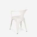 pöytäsetti teollinen muotoilu 80x80cm 4 tuolia tyyli keittiö baari reims 