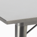 keittiösetti teollinen pöytä 80x80cm 4 tuolia puu metalli century wood 