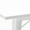 pöytäsetti 4 tuolia keittiö valkoinen 80x80cm century white top light Mitat