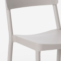 Setti 2 tuolia pöytä neliönmuotoinen beige 70x70cm polypropeeni design Regas 