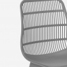 Setti 2 tuolia moderni design pöytä pyöreä beige 80cm ulos Bardus 