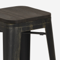 Lix-henkinen korkea baaripöytä ja 4 tuolia bent black, 60x60cm, musta Ominaisuudet