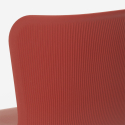 Lix teollisen muotoilun neliön muotoinen pöydän setti 80x80cm 4 tuolia avainavain light 