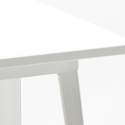 Rush White 4 baarituolia + baaripöytä 60x60 cm vintagetyyliä metallia ja puuta Hinta