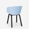Nelikulmainen pöytä 80x80cm metallinen 4 tuolia moderni muotoilu Krust Dark Hinta