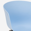 Nelikulmainen pöytä 80x80cm metallinen 4 tuolia moderni muotoilu Krust Dark Hankinta