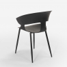 keittiön ruokapöytä 120x60cm Lix 4 tuolia moderni design tecla 