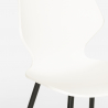Teollisuustyylinen neliön muotoinen pöytä 80x80cm 4 tuolia design Sartis Light 