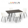 keittiö ruokailutila 4 tuolia design pöytä Lix 120x60cm palkis Myynti