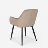 Setti 6 modernia design-tuolia samettinen ruokapöytä 180x80cm Samsara L3 Samsara L3 Malli