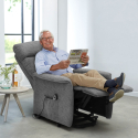 Nojatuoli relax sähköinen kallistettava 2 moottoria nostoavusteinen vanhuksille Giorgia + Myynti
