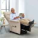 Nojatuoli relax sähköinen kallistettava 2 moottoria nostoavusteinen vanhuksille Giorgia + Varasto