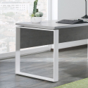 Työpöytä 170x80cm toimistotyöskentely smartworking harmaa valkoinen Metaldesk Alennusmyynnit