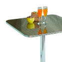 Pöytä baari bistro ulkotila yläosa taitettava neliskulmainen 70cm Locinas Valinta