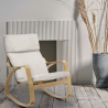 Nojatuoli keinutuoli puusta skandinaavinen muotoilu ergonominen Aalborg Luettelo